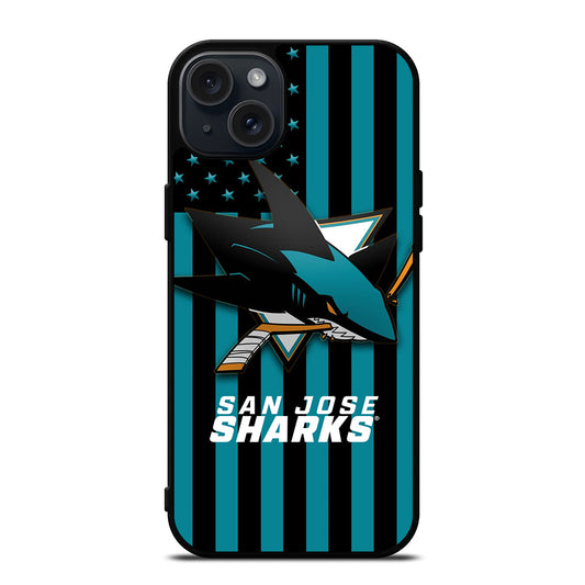 SAN JOSE SHARKS HOCKEY LOGO 1 iPhone 15 Plus Case Cover