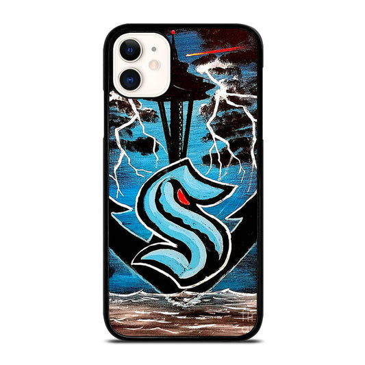 SEATTLE KRAKEN ART iPhone 11 Case Cover