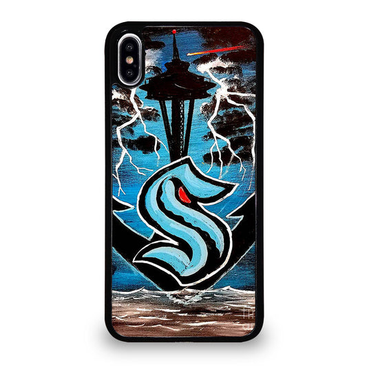 SEATTLE KRAKEN ART iPhone XS Max Case Cover