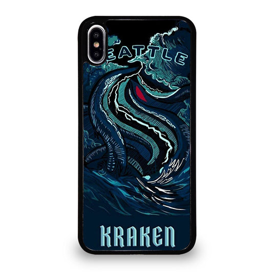 SEATTLE KRAKEN LOGO ART iPhone XS Max Case Cover