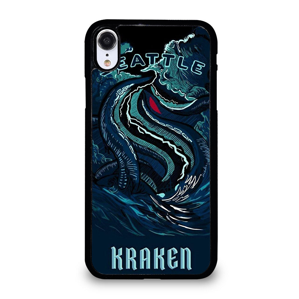 SEATTLE KRAKEN LOGO ART iPhone XR Case Cover