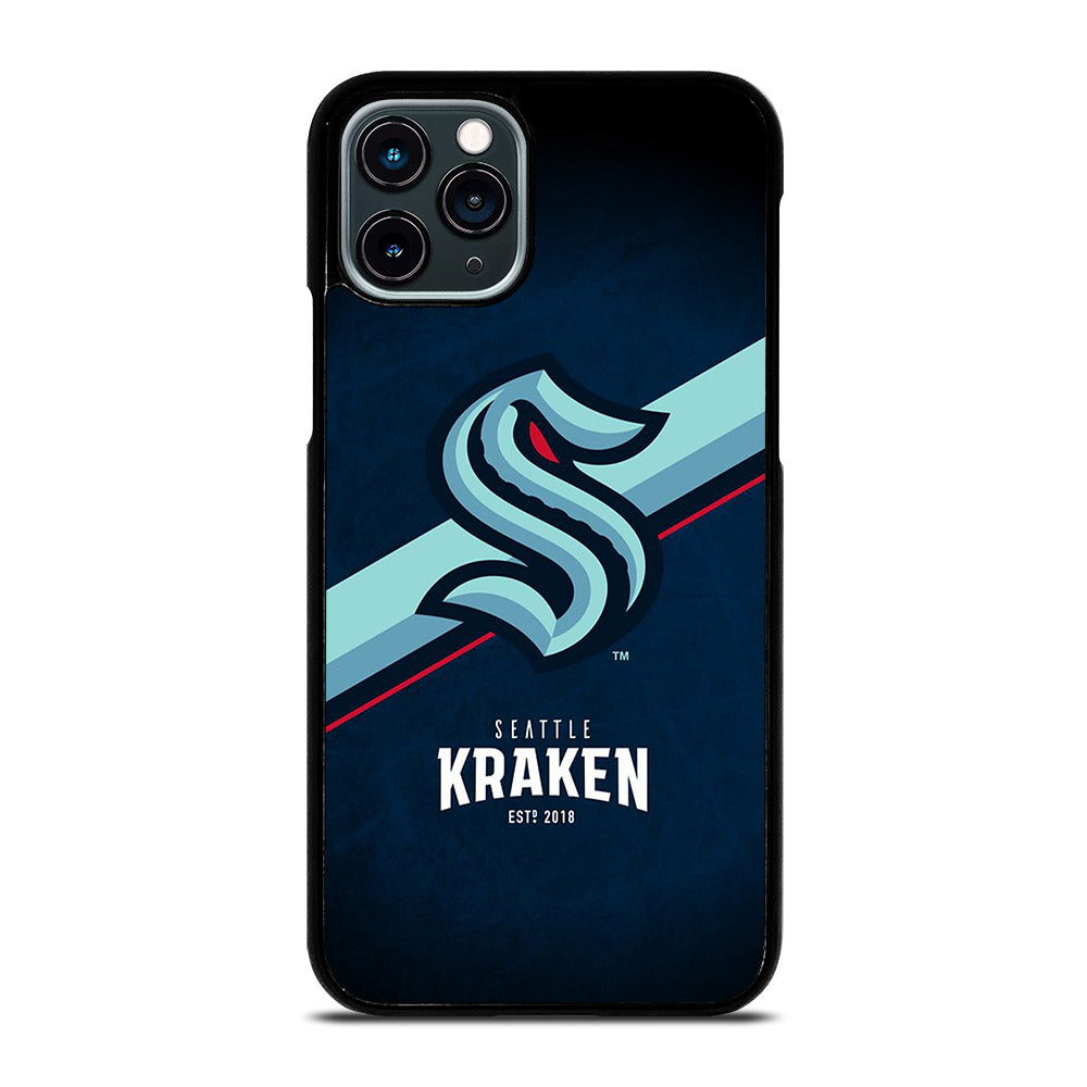 SEATTLE KRAKEN STRIPE LOGO iPhone 11 Pro Case Cover