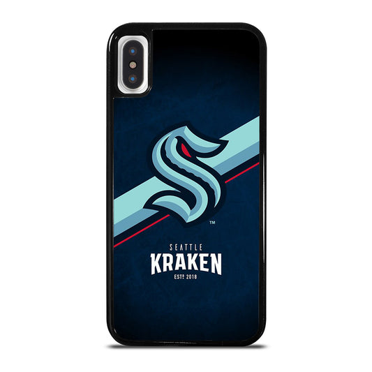 SEATTLE KRAKEN STRIPE LOGO iPhone X / XS Case Cover