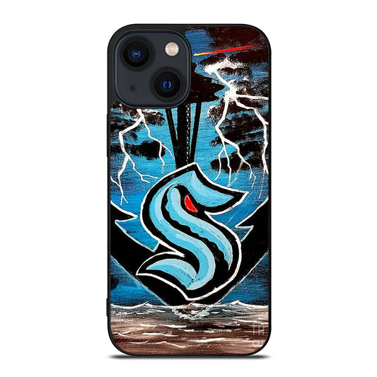 SEATTLE KRAKEN ART iPhone 14 Plus Case Cover