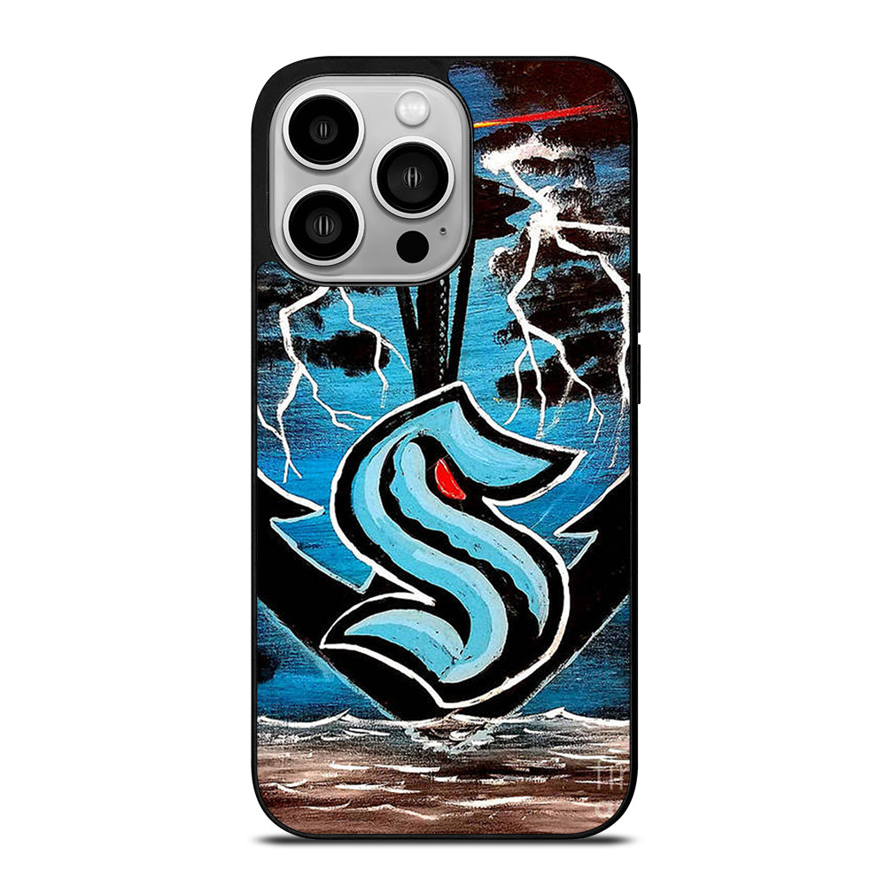 SEATTLE KRAKEN ART iPhone 14 Pro Case Cover