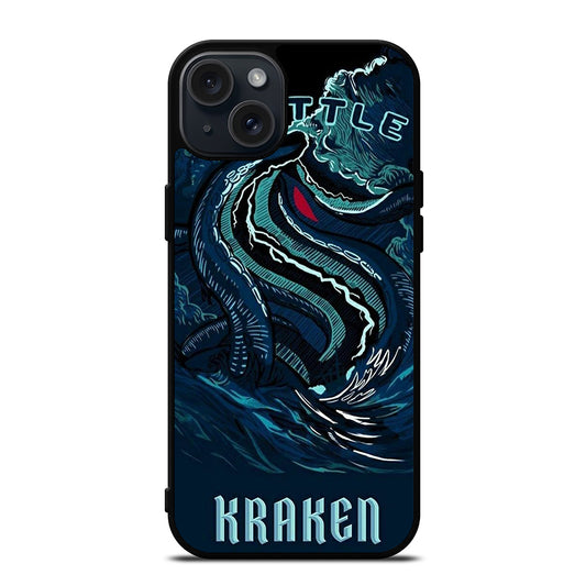 SEATTLE KRAKEN LOGO ART iPhone 15 Plus Case Cover