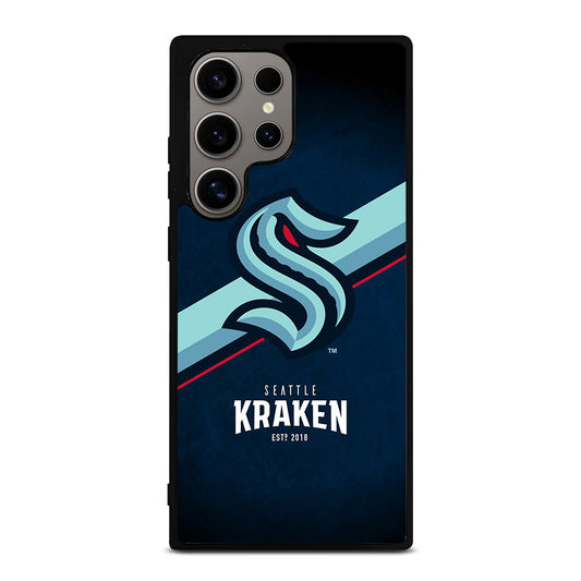 SEATTLE KRAKEN STRIPE LOGO Samsung Galaxy S24 Ultra Case Cover