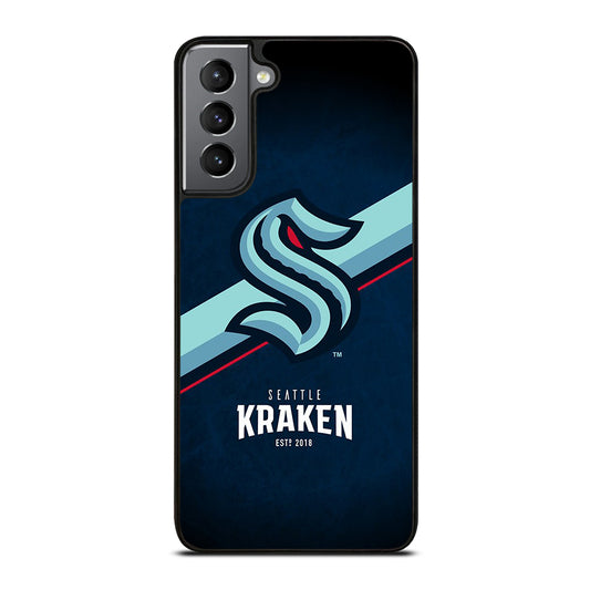 SEATTLE KRAKEN STRIPE LOGO Samsung Galaxy S21 Plus Case Cover