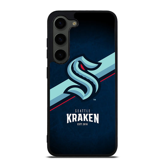 SEATTLE KRAKEN STRIPE LOGO Samsung Galaxy S23 Plus Case Cover