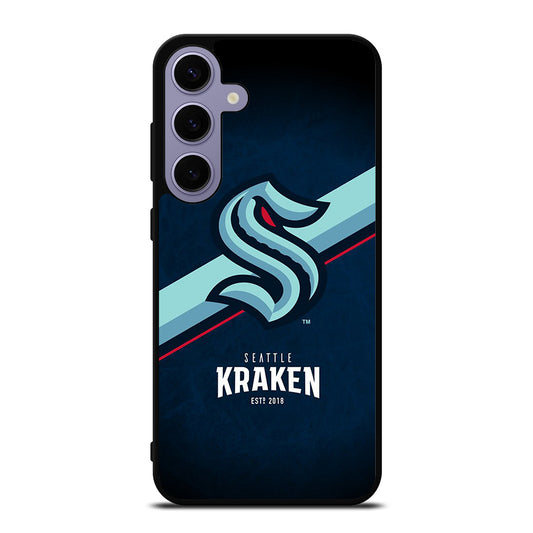 SEATTLE KRAKEN STRIPE LOGO Samsung Galaxy S24 Plus Case Cover