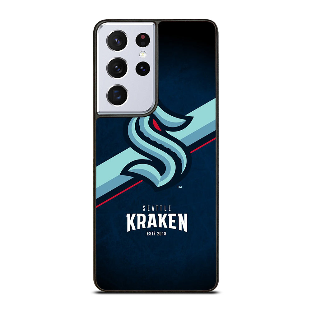 SEATTLE KRAKEN STRIPE LOGO Samsung Galaxy S21 Ultra Case Cover