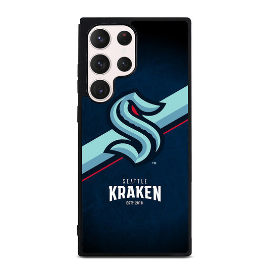 SEATTLE KRAKEN STRIPE LOGO Samsung Galaxy S23 Ultra Case Cover