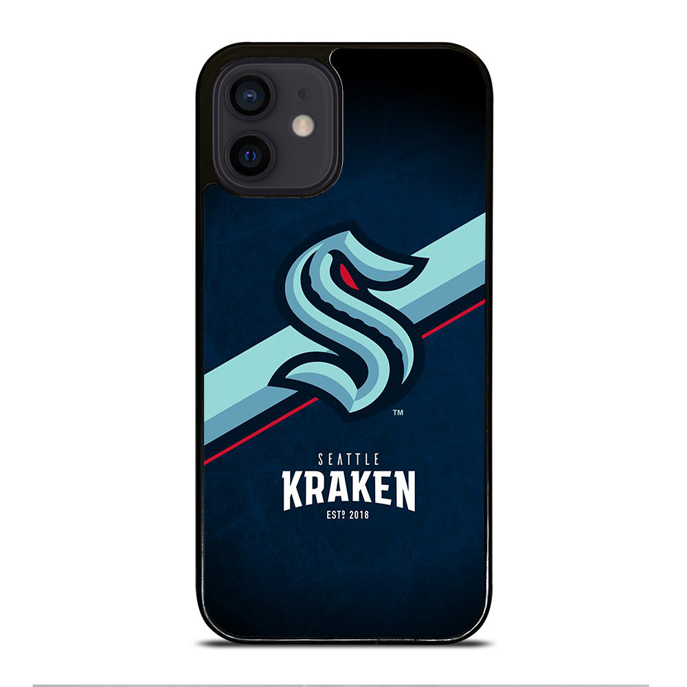 SEATTLE KRAKEN STRIPE LOGO iPhone 12 Mini Case Cover