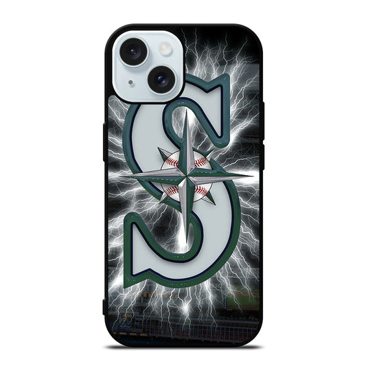SEATTLE MARINERS BASEBALL 3 iPhone 15 Case Cover