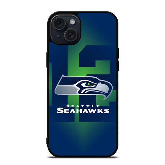 SEATTLE SEAHAWKS NFL FOOTBALL 3 iPhone 15 Plus Case Cover