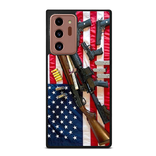 SECOND AMENDMENT AMERICAN GUN Samsung Galaxy Note 20 Ultra Case Cover