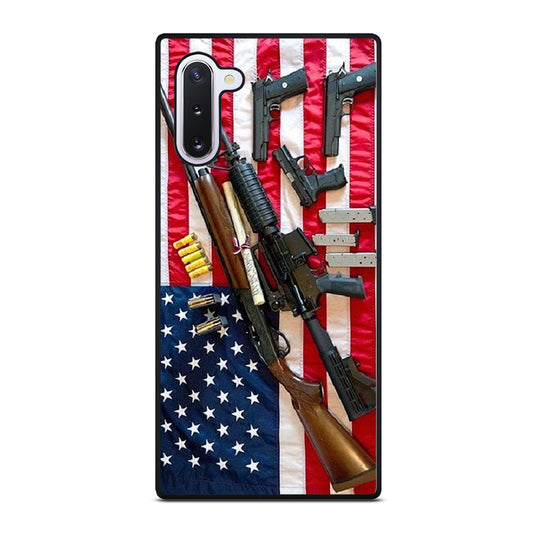 SECOND AMENDMENT AMERICAN GUN Samsung Galaxy Note 10 Case Cover