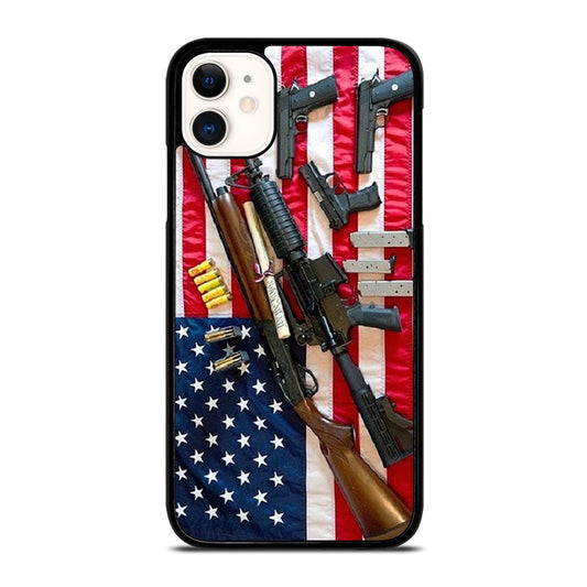 SECOND AMENDMENT AMERICAN GUN iPhone 11 Case Cover