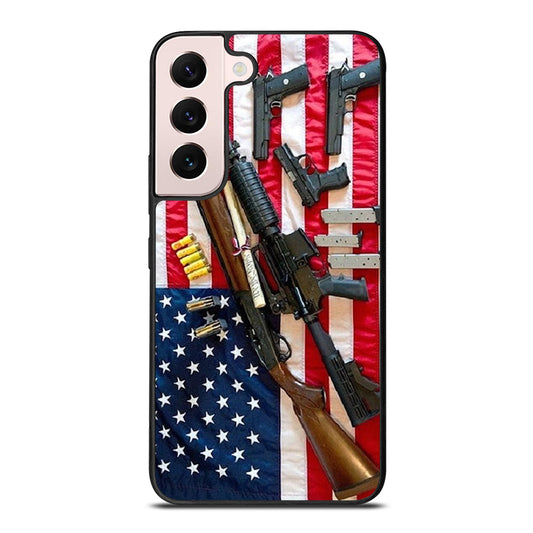 SECOND AMENDMENT AMERICAN GUN Samsung Galaxy S22 Plus Case Cover