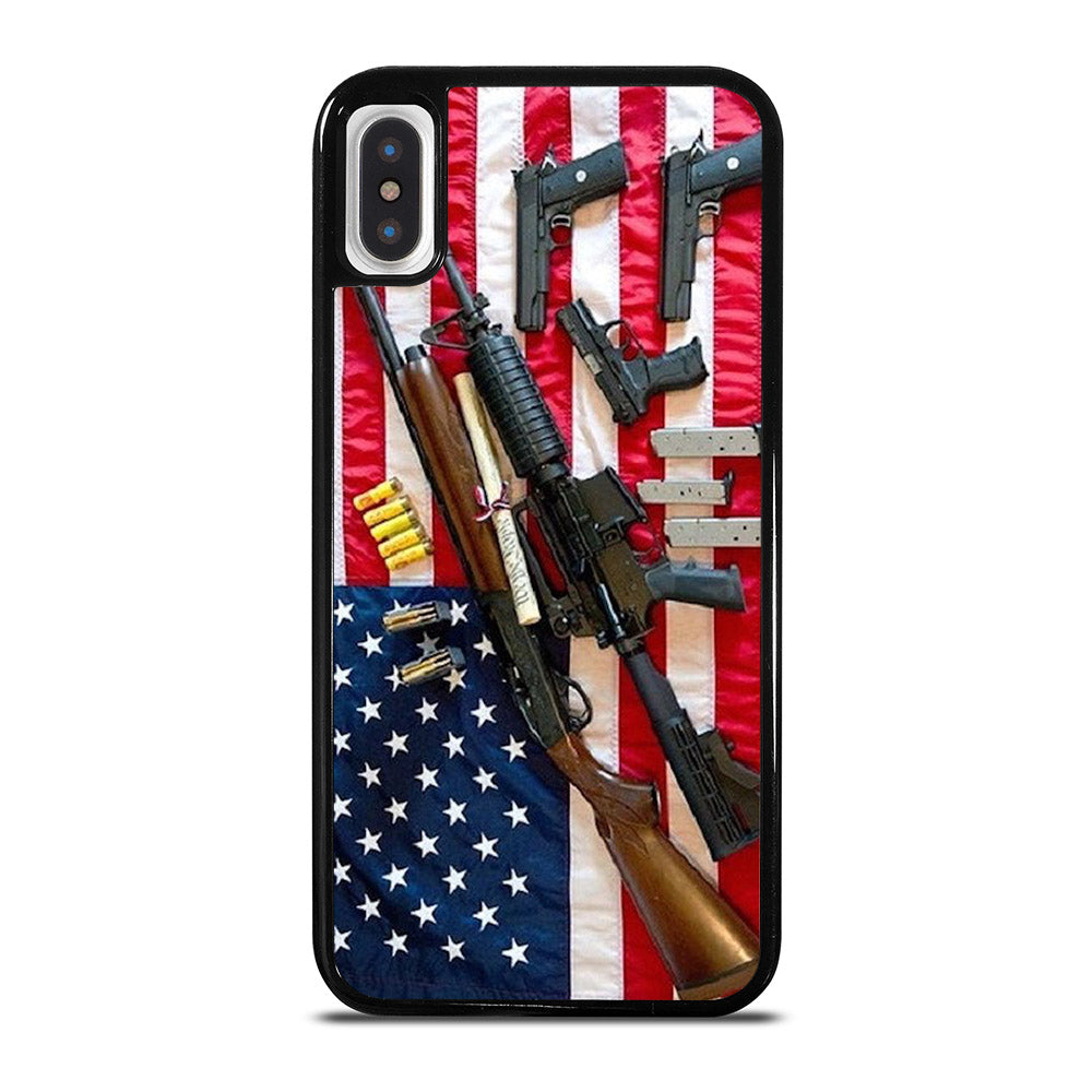 SECOND AMENDMENT AMERICAN GUN iPhone X / XS Case Cover