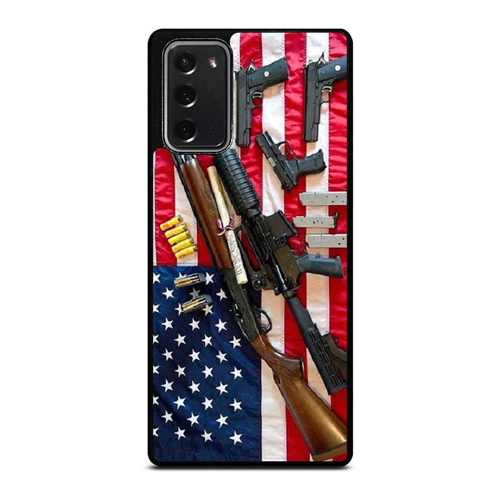 SECOND AMENDMENT AMERICAN GUN Samsung Galaxy Note 20 Case Cover