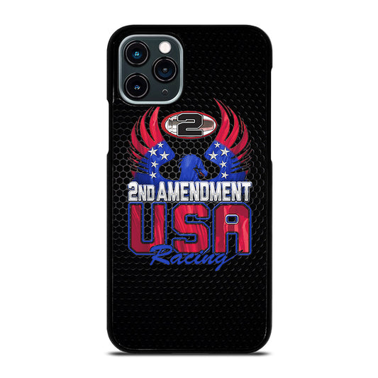 SECOND AMENDMENT LOGO METAL LOGO 2 iPhone 11 Pro Case Cover