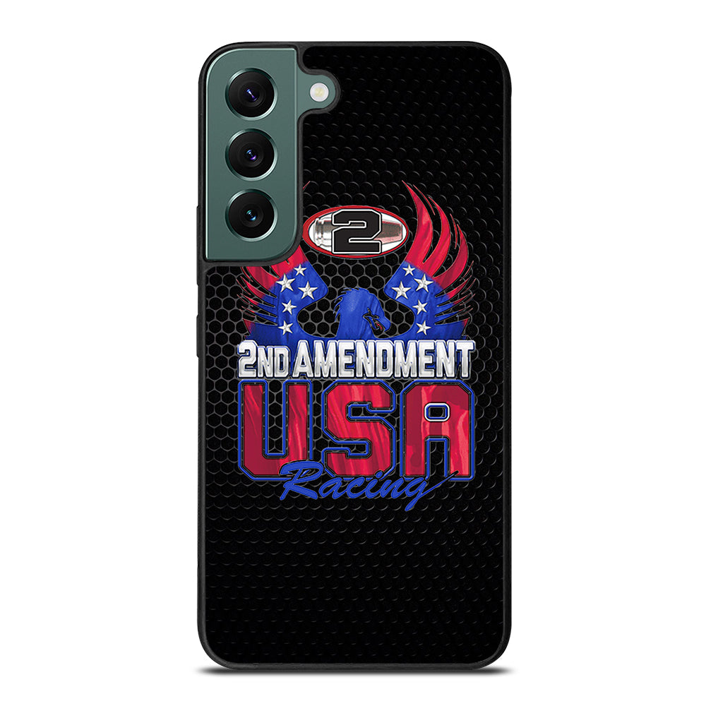SECOND AMENDMENT LOGO METAL LOGO 2 Samsung Galaxy S22 Case Cover