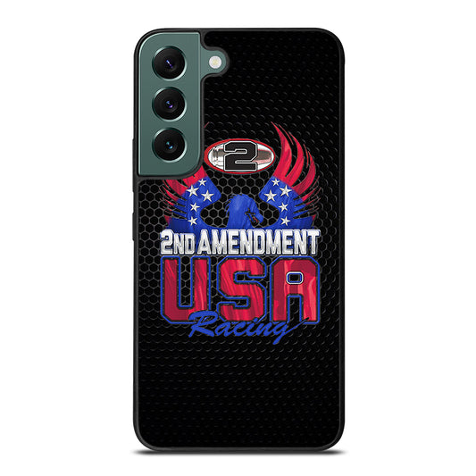 SECOND AMENDMENT LOGO METAL LOGO 2 Samsung Galaxy S22 Case Cover