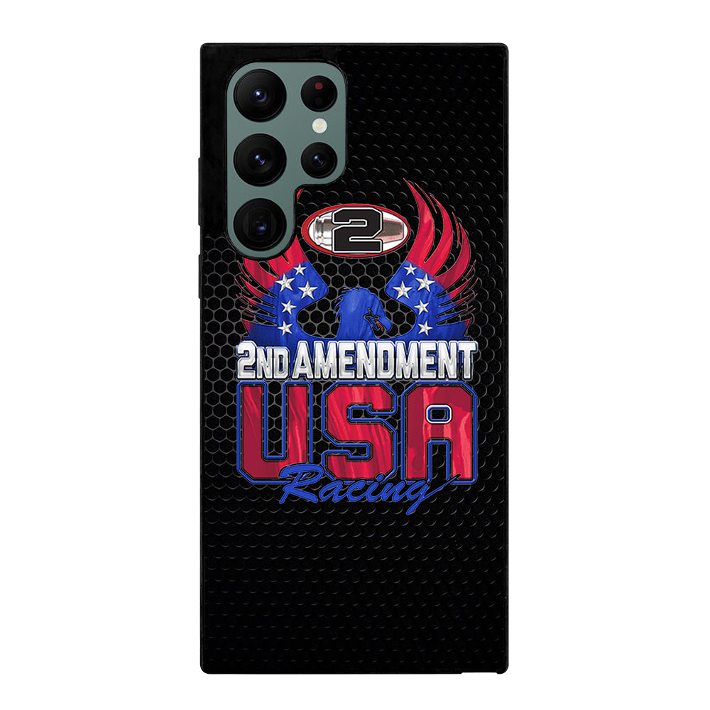 SECOND AMENDMENT LOGO METAL LOGO 2 Samsung Galaxy S22 Ultra Case Cover