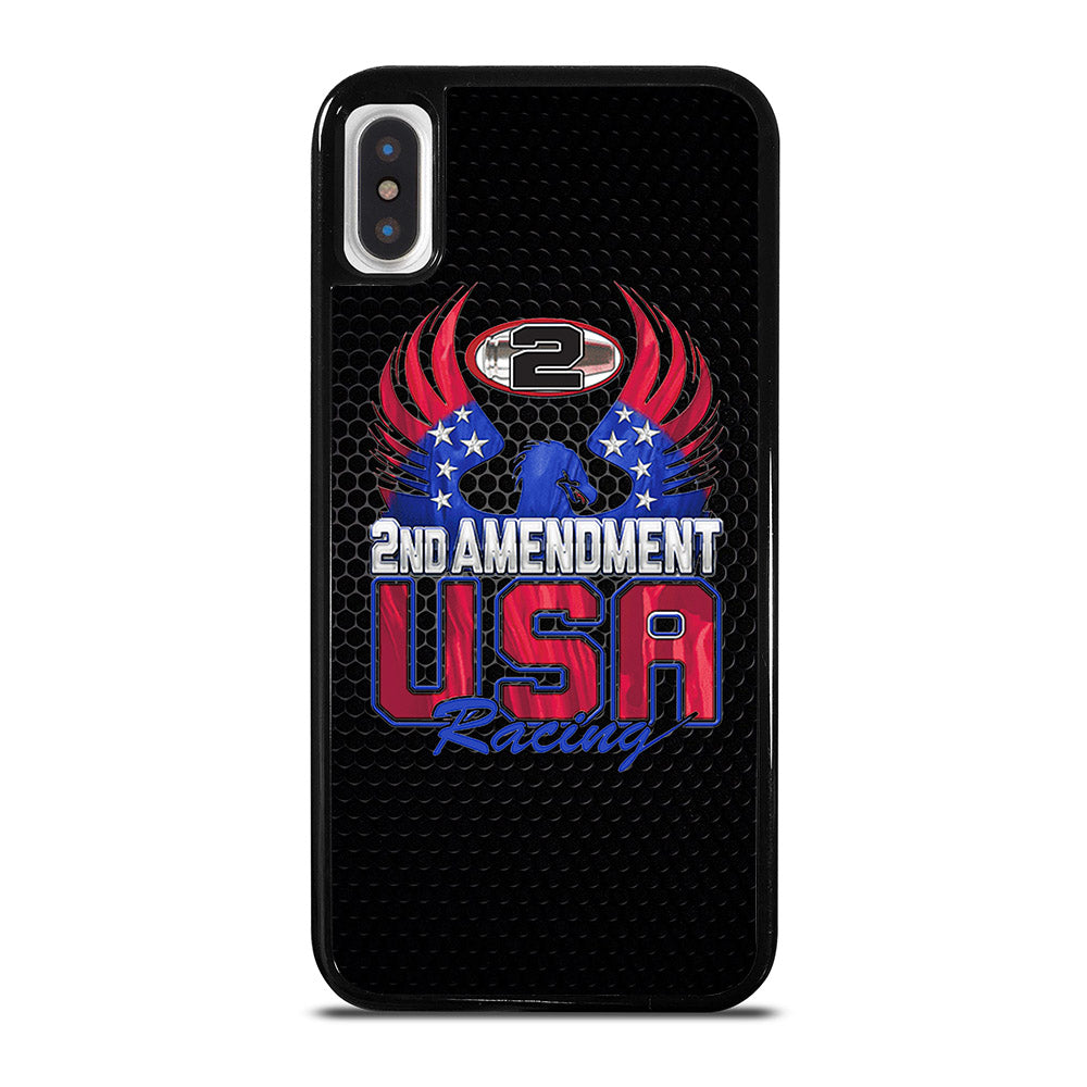 SECOND AMENDMENT LOGO METAL LOGO 2 iPhone X / XS Case Cover