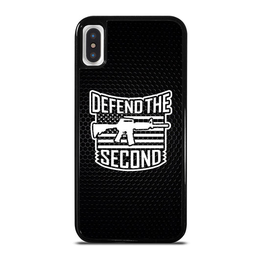 SECOND AMENDMENT LOGO METAL LOGO iPhone X / XS Case Cover