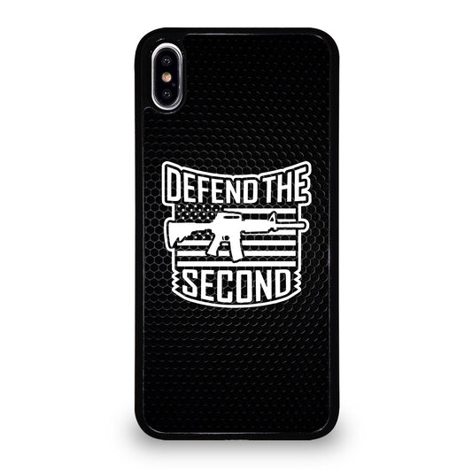 SECOND AMENDMENT LOGO METAL LOGO iPhone XS Max Case Cover