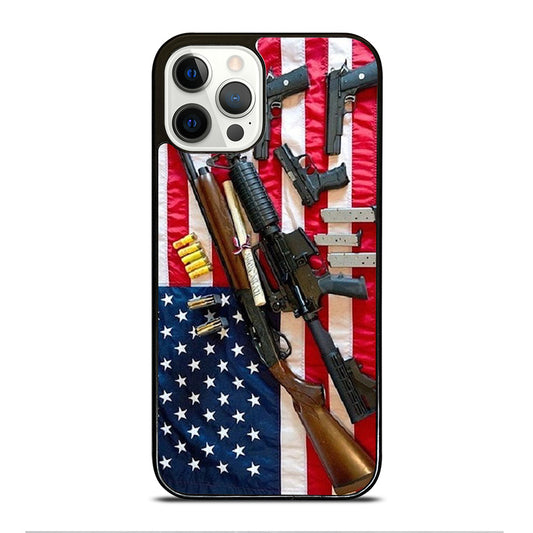 SECOND AMENDMENT AMERICAN GUN iPhone 12 Pro Case Cover