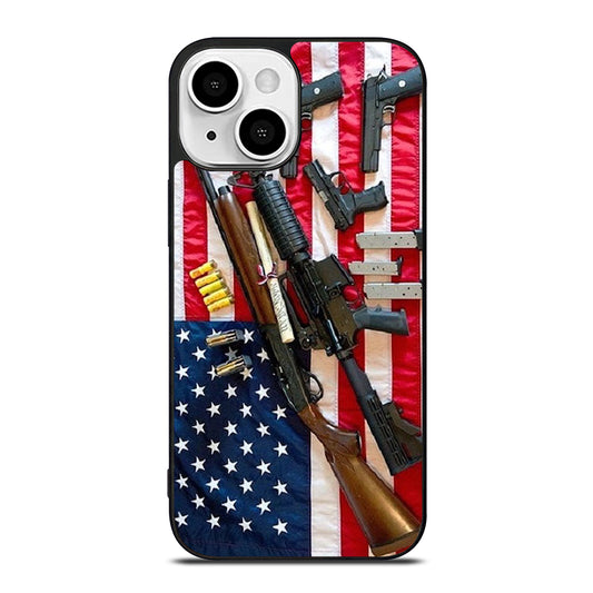 SECOND AMENDMENT AMERICAN GUN iPhone 13 Mini Case Cover