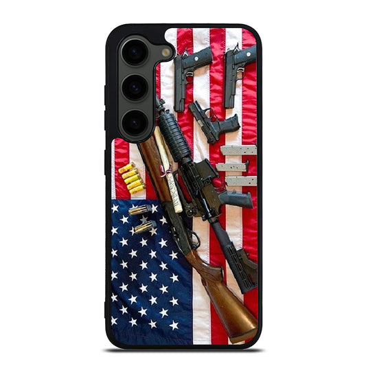 SECOND AMENDMENT AMERICAN GUN Samsung Galaxy S23 Plus Case Cover
