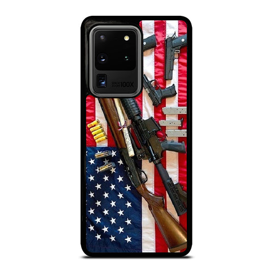 SECOND AMENDMENT AMERICAN GUN Samsung Galaxy S20 Ultra Case Cover