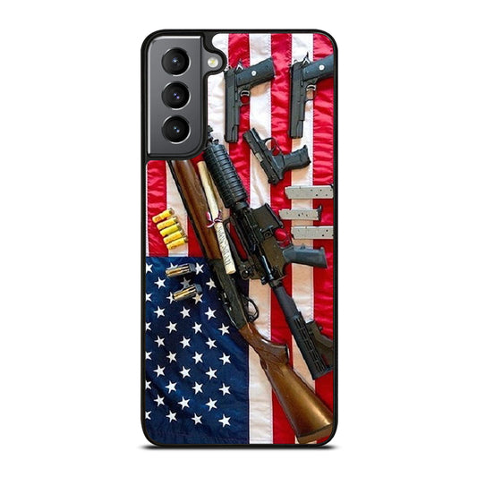 SECOND AMENDMENT AMERICAN GUN Samsung Galaxy S21 Plus Case Cover