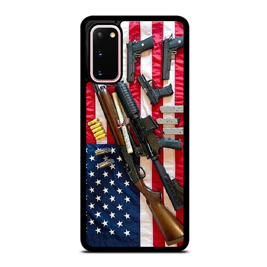 SECOND AMENDMENT AMERICAN GUN Samsung Galaxy S20 Case Cover