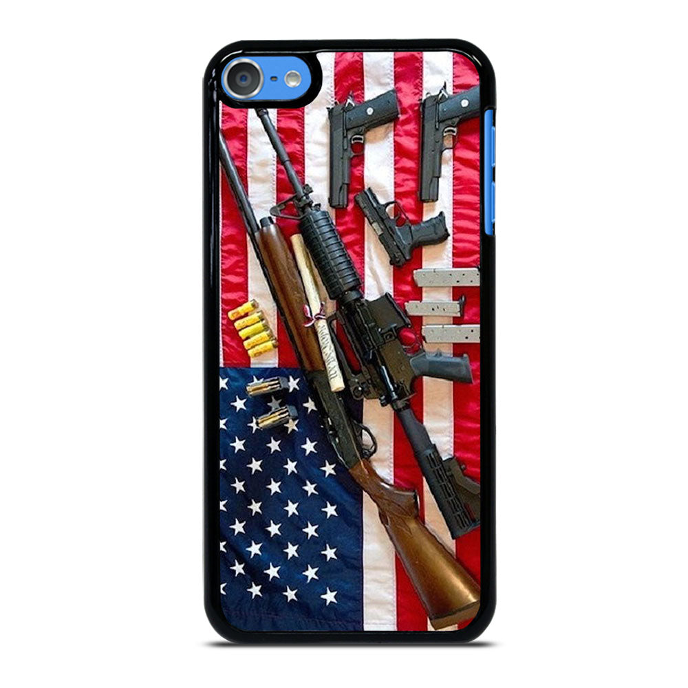 SECOND AMENDMENT AMERICAN GUN iPod Touch 7 Case Cover