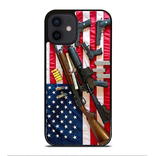 SECOND AMENDMENT AMERICAN GUN iPhone 12 Mini Case Cover
