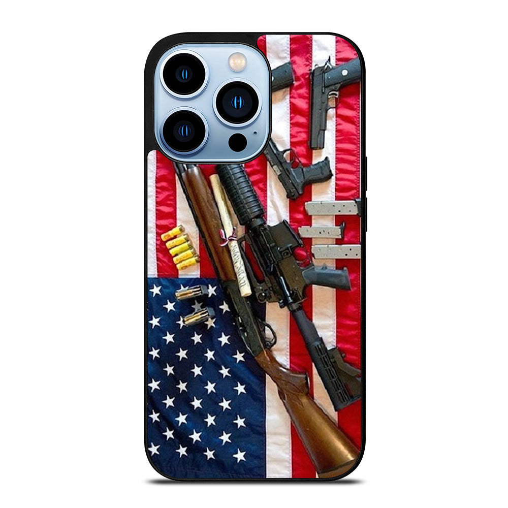SECOND AMENDMENT AMERICAN GUN iPhone 13 Pro Max Case Cover