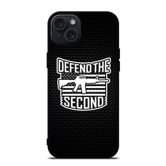 SECOND AMENDMENT LOGO METAL LOGO iPhone 15 Plus Case Cover