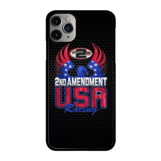 SECOND AMENDMENT LOGO METAL LOGO 2 iPhone 11 Pro Max Case Cover