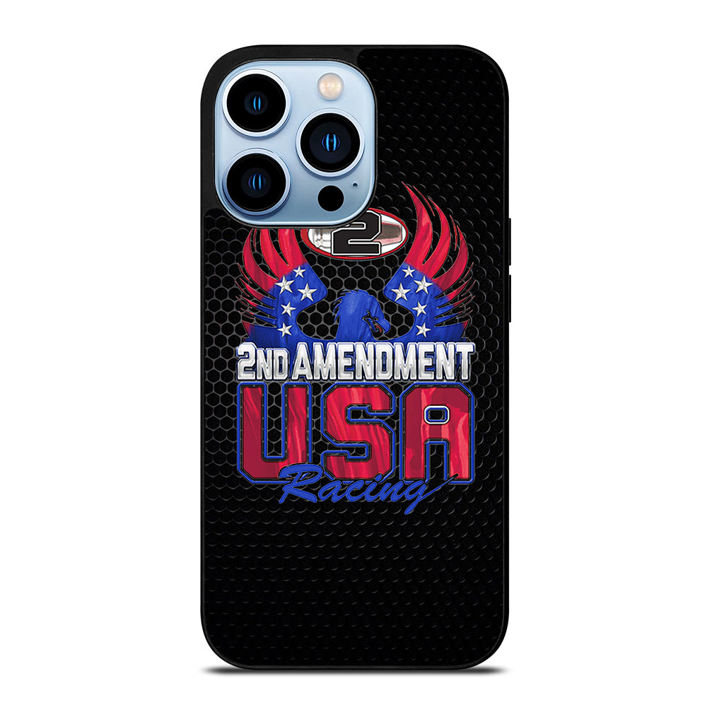SECOND AMENDMENT LOGO METAL LOGO 2 iPhone 13 Pro Max Case Cover