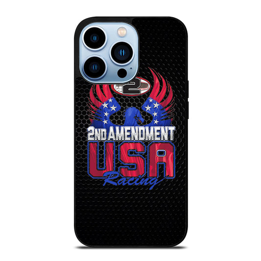 SECOND AMENDMENT LOGO METAL LOGO 2 iPhone 13 Pro Max Case Cover