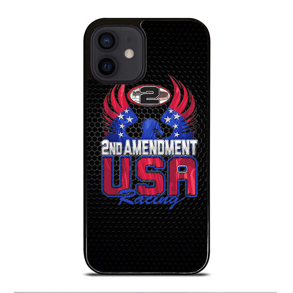 SECOND AMENDMENT LOGO METAL LOGO 2 iPhone 12 Mini Case Cover