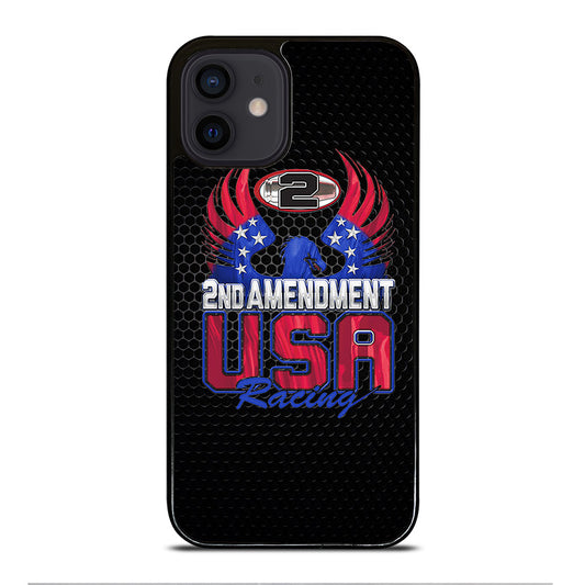SECOND AMENDMENT LOGO METAL LOGO 2 iPhone 12 Mini Case Cover