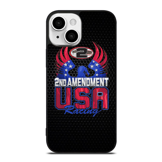 SECOND AMENDMENT LOGO METAL LOGO 2 iPhone 13 Mini Case Cover