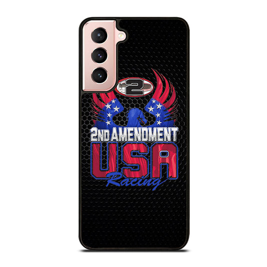 SECOND AMENDMENT LOGO METAL LOGO 2 Samsung Galaxy S21 Case Cover
