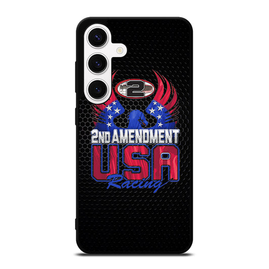SECOND AMENDMENT LOGO METAL LOGO 2 Samsung Galaxy S24 Case Cover